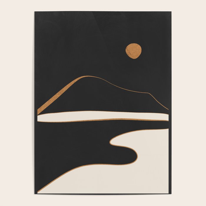 Minimalist Abstract Landscape Poster Gallery Image 4