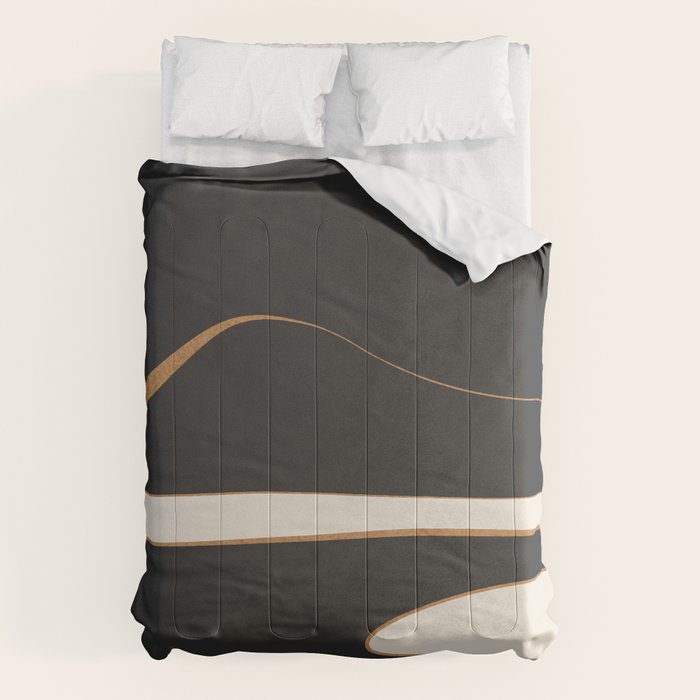 Minimalist Abstract Landscape Comforter Gallery Image 6