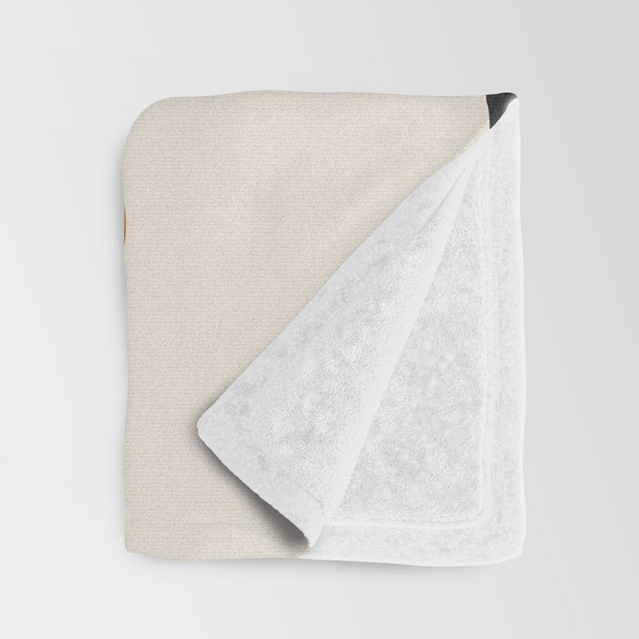Minimalist Abstract Landscape Throw Blanket Gallery Image 3