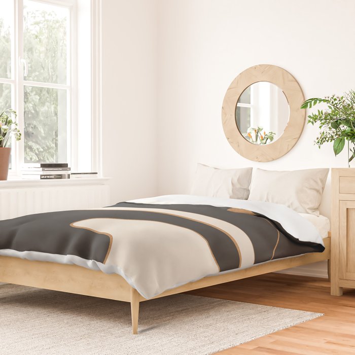 Minimalist Abstract Landscape Duvet Cover Gallery Image 2