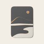 Minimalist Abstract Landscape Bath Mat Gallery Image 1