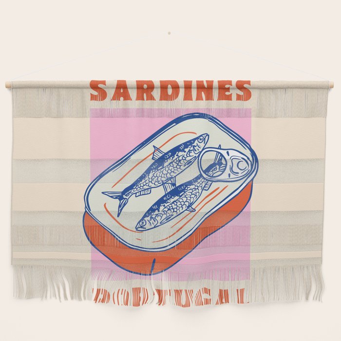 Retro Portugal Sardines in Tin Can Wall Hanging Gallery Image 1