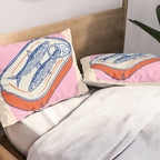 Retro Portugal Sardines in Tin Can Pillow Sham Gallery Image 2