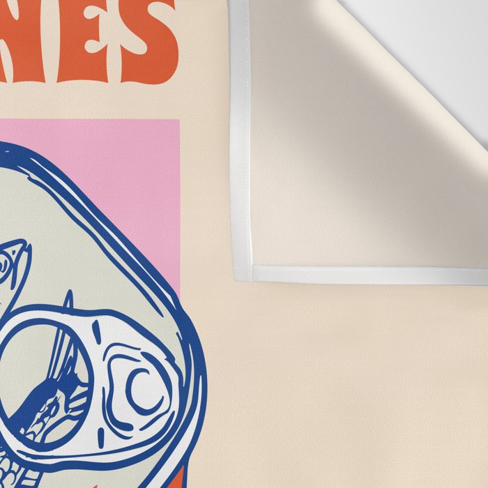 Retro Portugal Sardines in Tin Can Wall Tapestry Gallery Image 3