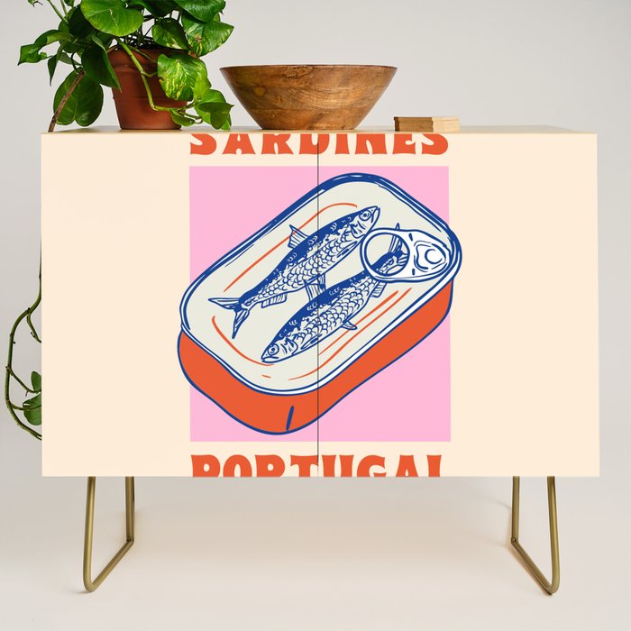 Retro Portugal Sardines in Tin Can Credenza Gallery Image 1