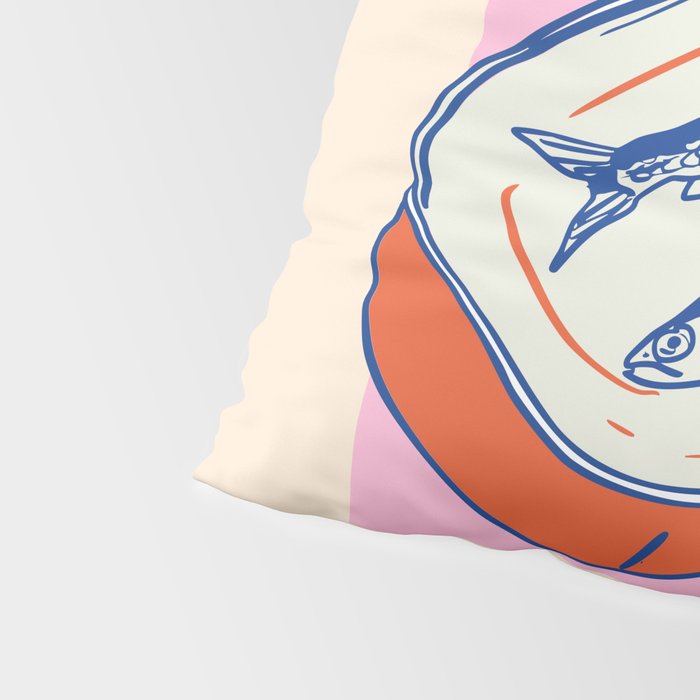 Retro Portugal Sardines in Tin Can Pillow Sham Gallery Image 4