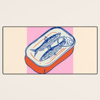 Retro Portugal Sardines in Tin Can Desk Mat Gallery Image 3