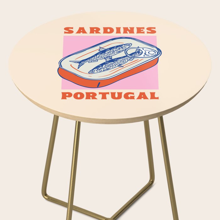 Retro Portugal Sardines in Tin Can Side Table Gallery Image 2