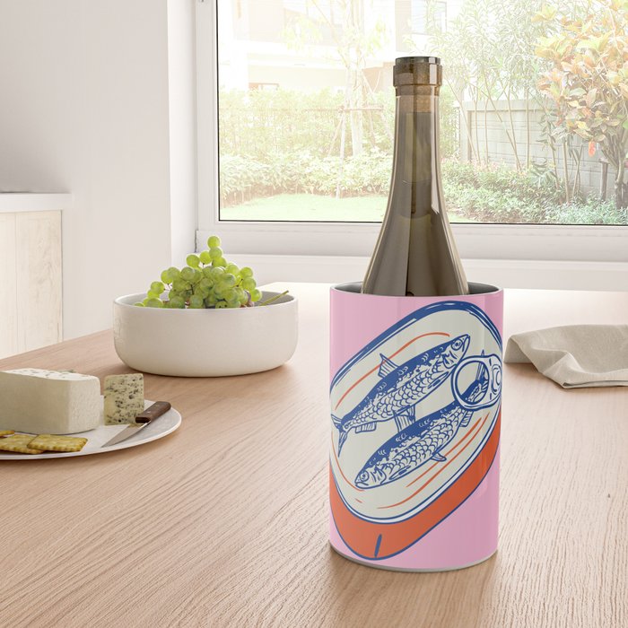 Retro Portugal Sardines in Tin Can Wine Chiller Gallery Image 4