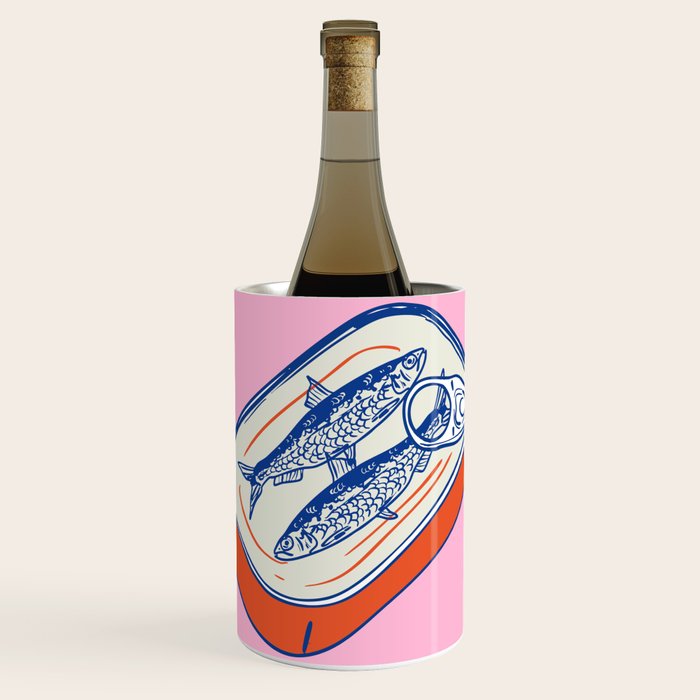 Retro Portugal Sardines in Tin Can Wine Chiller Gallery Image 1
