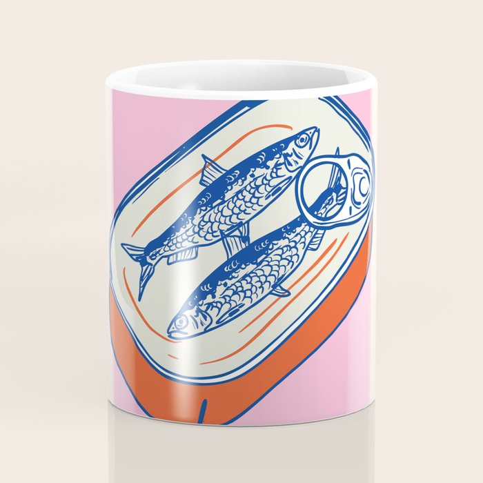 Retro Portugal Sardines in Tin Can Coffee Mug Gallery Image 4