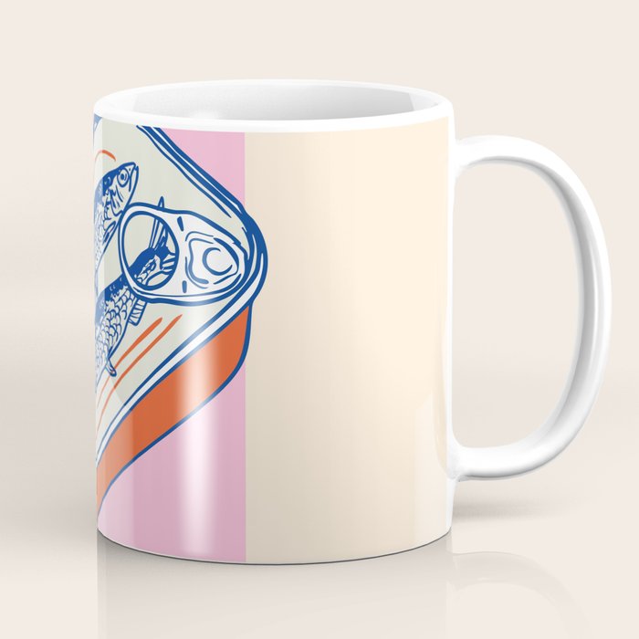 Retro Portugal Sardines in Tin Can Coffee Mug Gallery Image 1