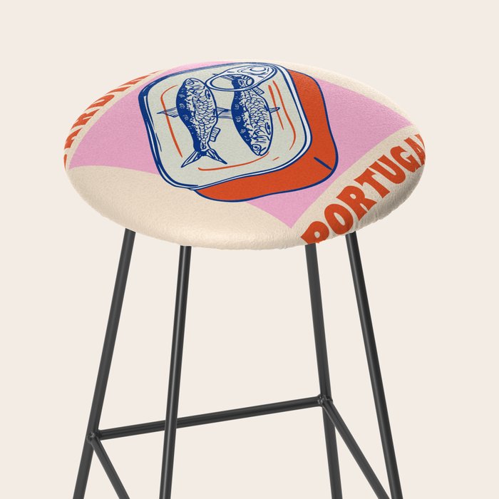 Retro Portugal Sardines in Tin Can Stool Gallery Image 2