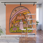 Leo Mushroom Wall Mural Gallery Image 1