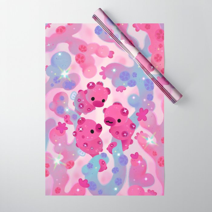 Pygmy seahorse Wrapping Paper Gallery Image 1