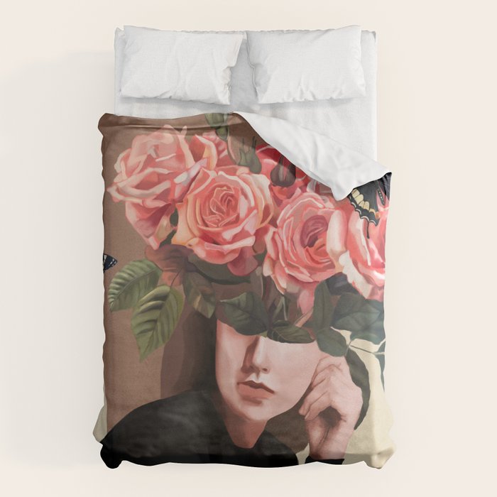 Whispers of the Garden Duvet Cover Gallery Image 1