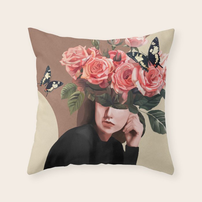 Whispers of the Garden Throw Pillow Gallery Image 6