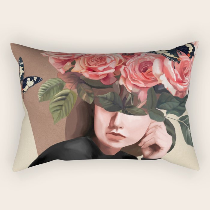Whispers of the Garden Rectangular Pillow Gallery Image 2