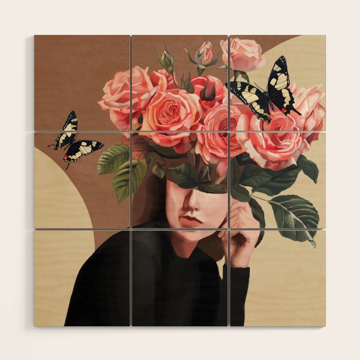 Whispers of the Garden Wood Wall Art Gallery Image 1