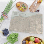 Vintage Map of Chicago (1893) Cutting Board Gallery Image 2