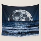 Summer Moonrise Wall Tapestry Gallery Image 4