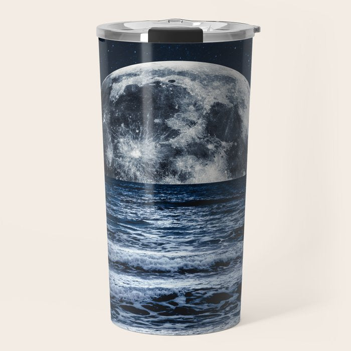 Summer Moonrise Travel Mug Gallery Image 1