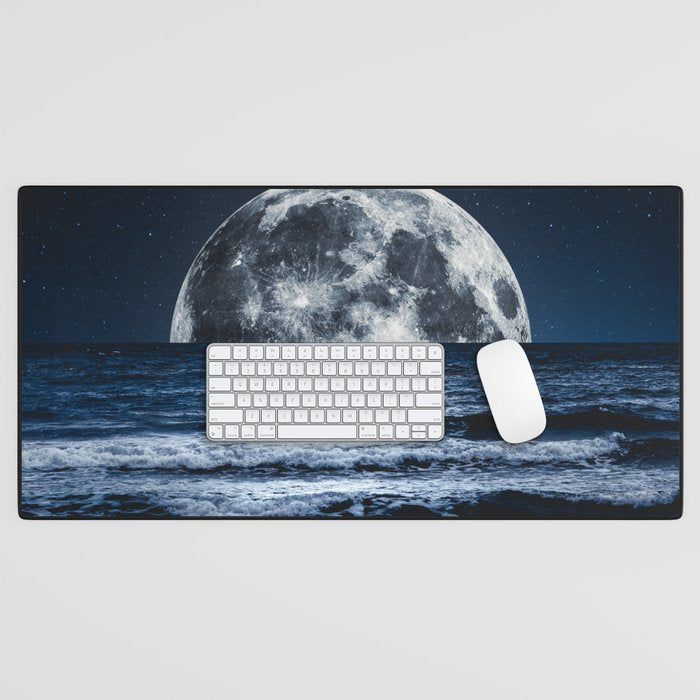Summer Moonrise Desk Mat Gallery Image 1