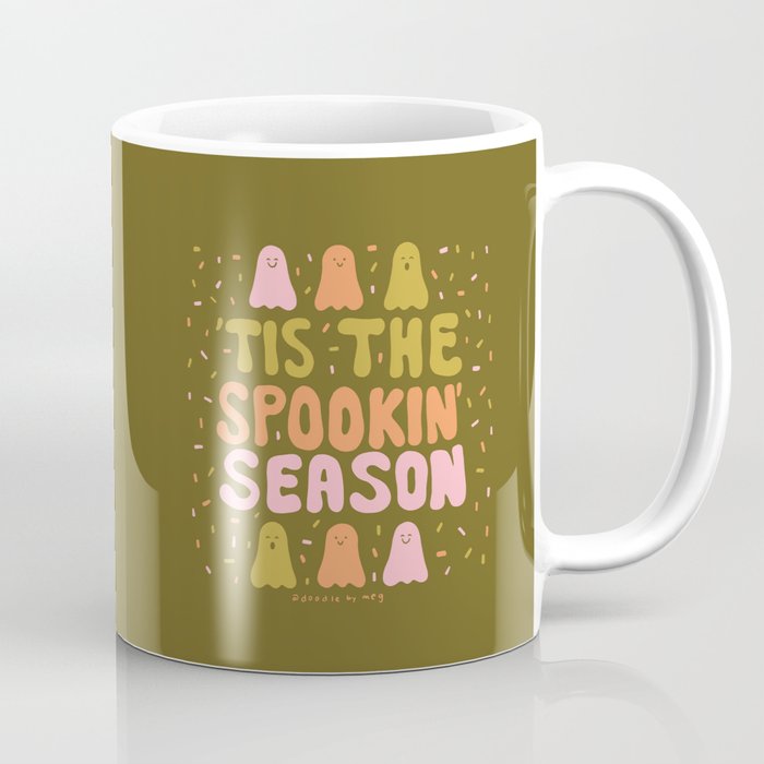 'Tis the Spookin Season in Green Coffee Mug Gallery Image 1
