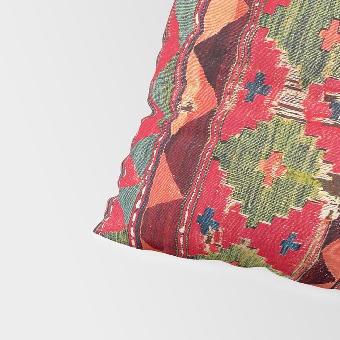 Haymana  Antique Ankara Turkish Kilim Fragment Print Pillow Sham Gallery Image 4