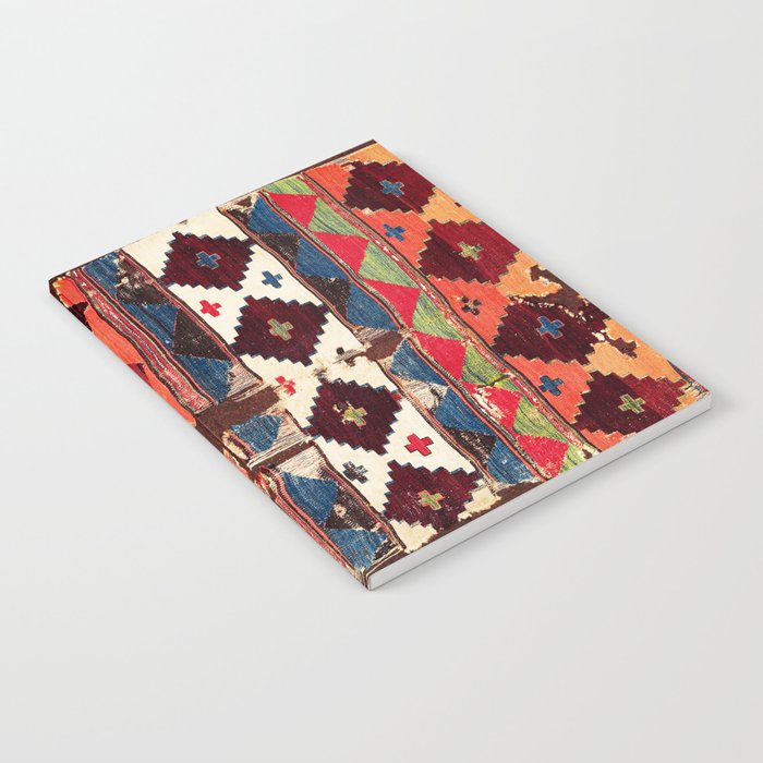 Haymana  Antique Ankara Turkish Kilim Fragment Print Notebook Gallery Image 2