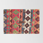 Haymana  Antique Ankara Turkish Kilim Fragment Print Rug Gallery Image 2