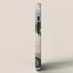 Vintage Apres Ski Alpine Mountains Classic Car  iPhone Case Gallery Image 2