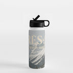 Vintage Apres Ski Alpine Mountains Classic Car  Water Bottle Gallery Image 1