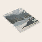 Vintage Apres Ski Alpine Mountains Classic Car  Notebook Gallery Image 3