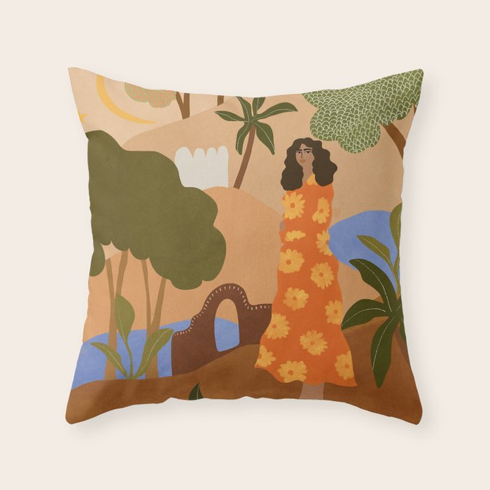 Paradise Throw Pillow Gallery Image 1