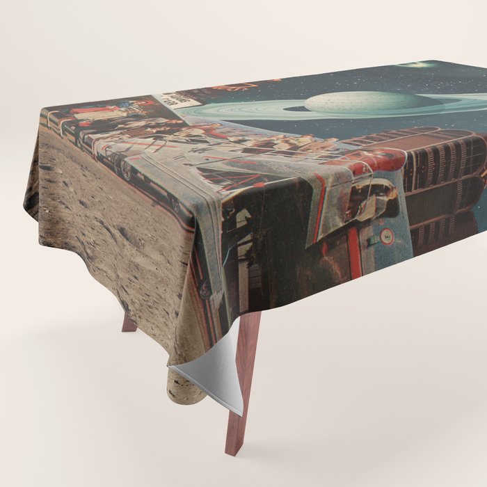 a Postcard from year 2348 Tablecloth Gallery Image 1