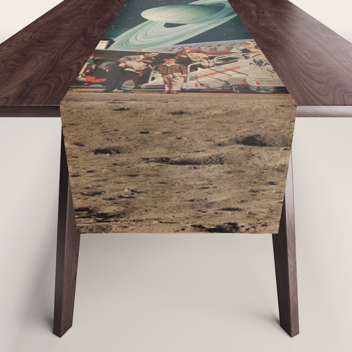 a Postcard from year 2348 Table Runner Gallery Image 1