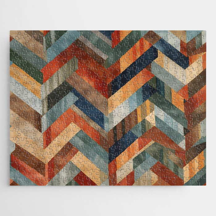 Desert Herringbone Reverie Jigsaw Puzzle Gallery Image 1