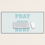 Pray For Surf Desk Mat Gallery Image 1