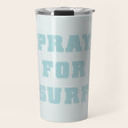 Pray For Surf Travel Mug Gallery Image 1