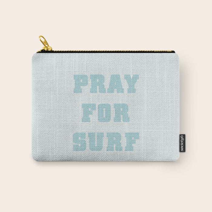 Pray For Surf Carry All Pouch Gallery Image 1
