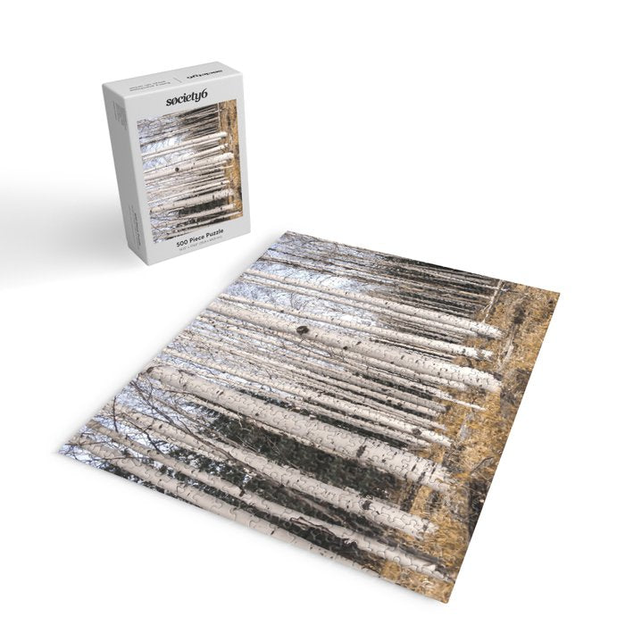 Tall Birch Forest Jigsaw Puzzle Gallery Image 2