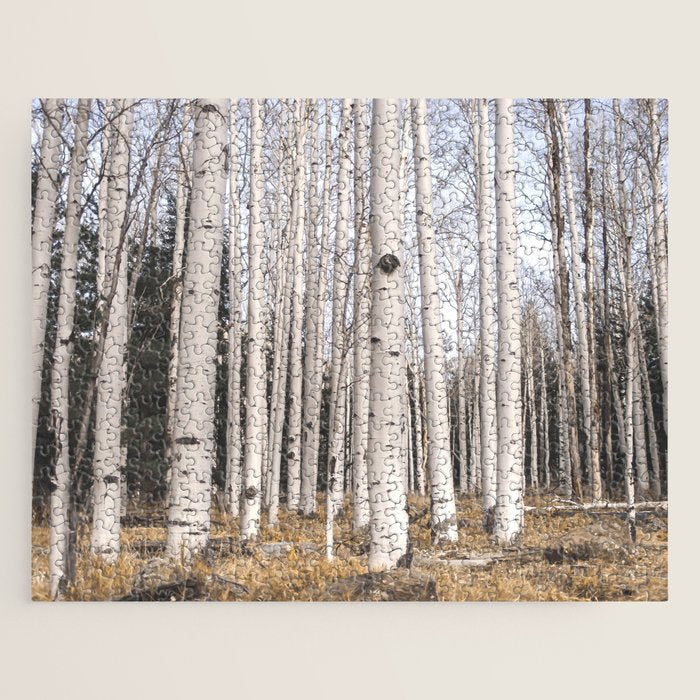 Tall Birch Forest Jigsaw Puzzle Gallery Image 1