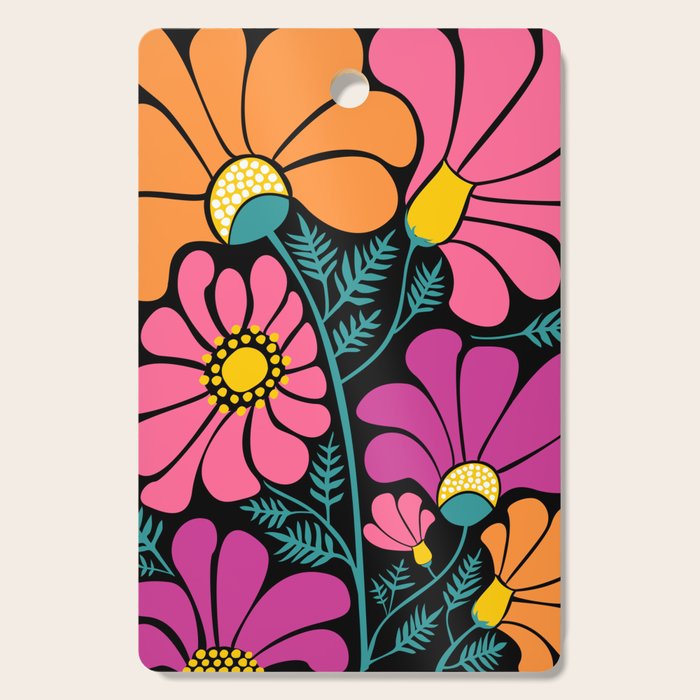 70s Disco Garden Cutting Board Gallery Image 1
