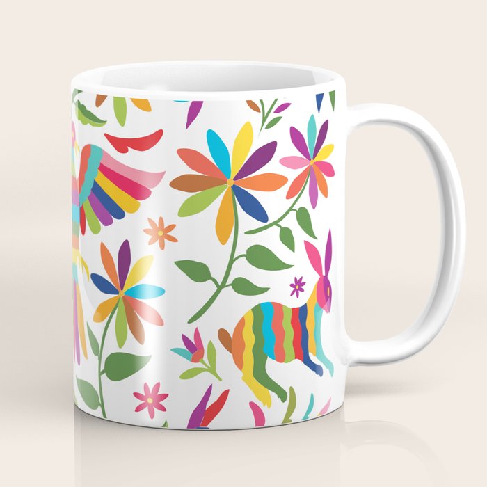 Mexican Otomí Design by Akbaly Coffee Mug Gallery Image 1