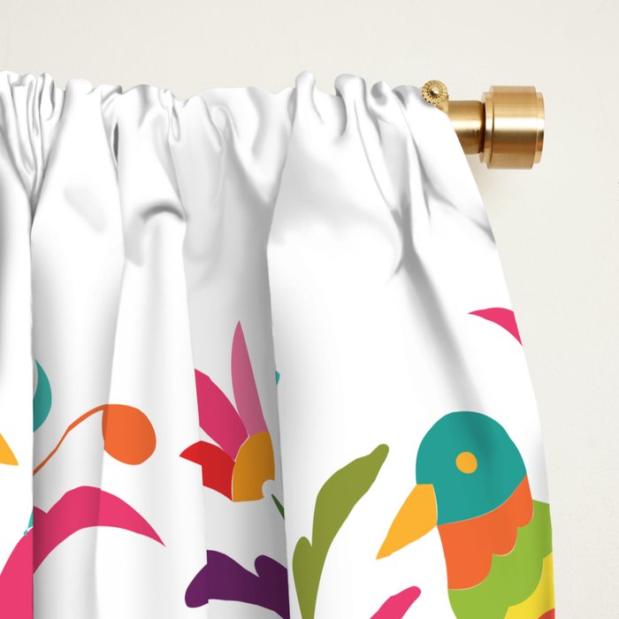 Mexican Otomí Design by Akbaly Window Curtain Gallery Image 2