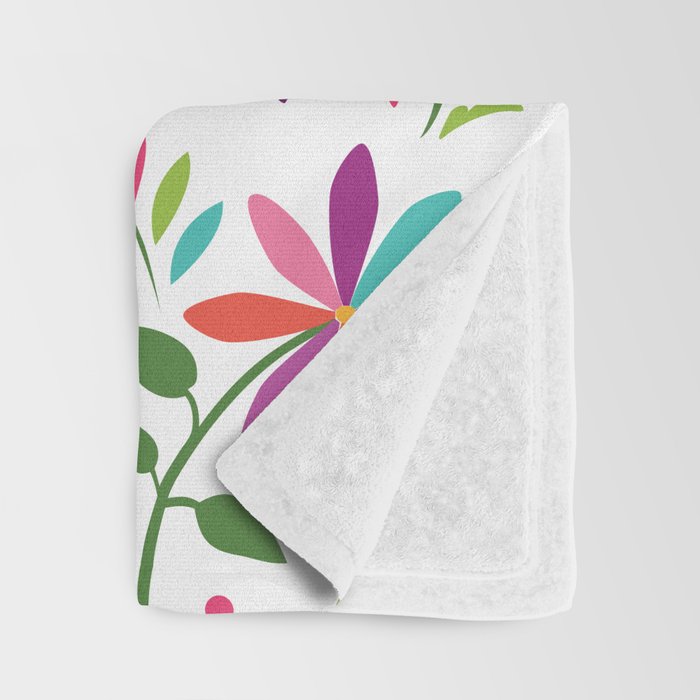 Mexican Otomí Design by Akbaly Throw Blanket Gallery Image 3