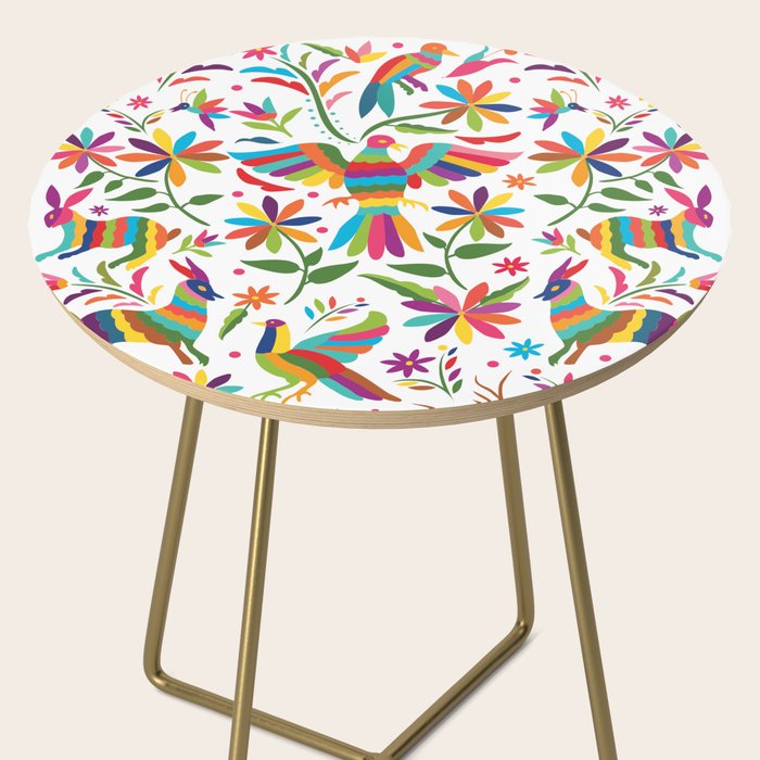 Mexican Otomí Design by Akbaly Side Table Gallery Image 2