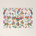 Mexican Otomí Design by Akbaly Welcome Mat Gallery Image 1