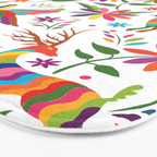 Mexican Otomí Design by Akbaly Bath Mat Gallery Image 3